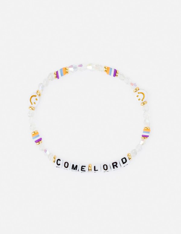 Come Lord Letter Bracelet
