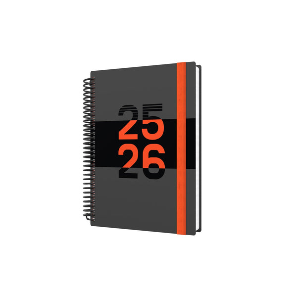 Delta - A5 Day-To-Page with Appointments Mid/Academic Year Planner 2025-2026
