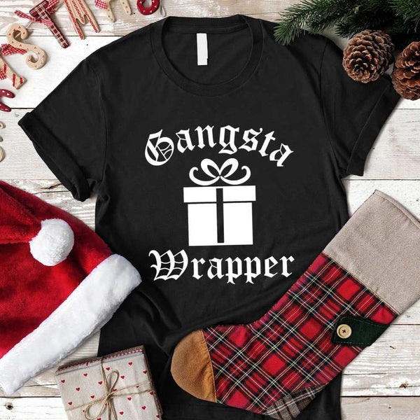 Gangsta Wrapper Christmas Tee