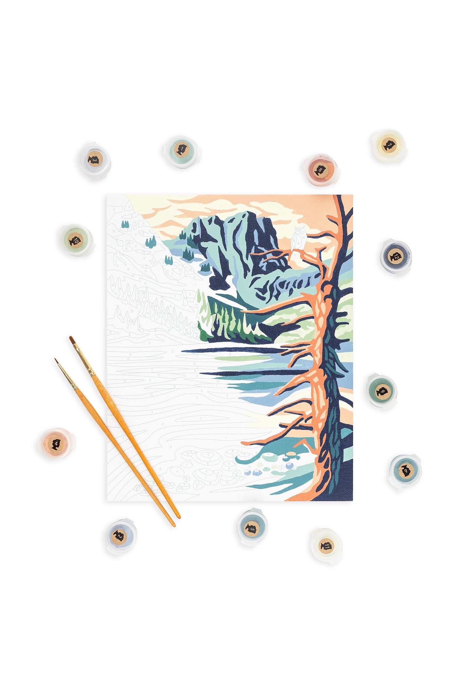 Rocky Mountain National Park | 8x10 paint-by-number kit
