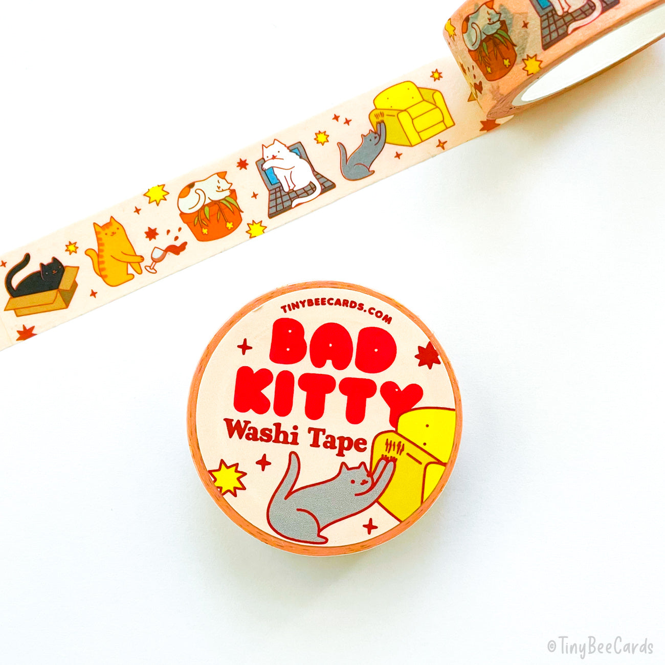 Bad Kitty Mischief Washi Tape