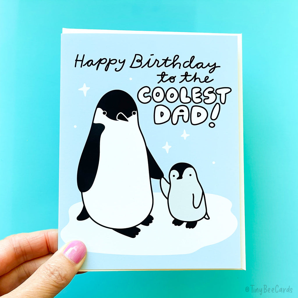 Mom or Dad Birthday or Mother's / Father’s Day Card "Coolest Dad/Mom!”