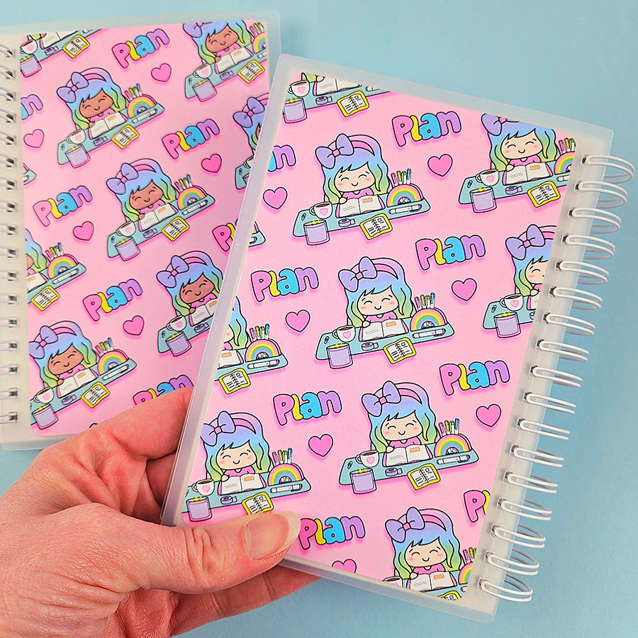 4x6 Luna Planner Desk Reusable Sticker Book