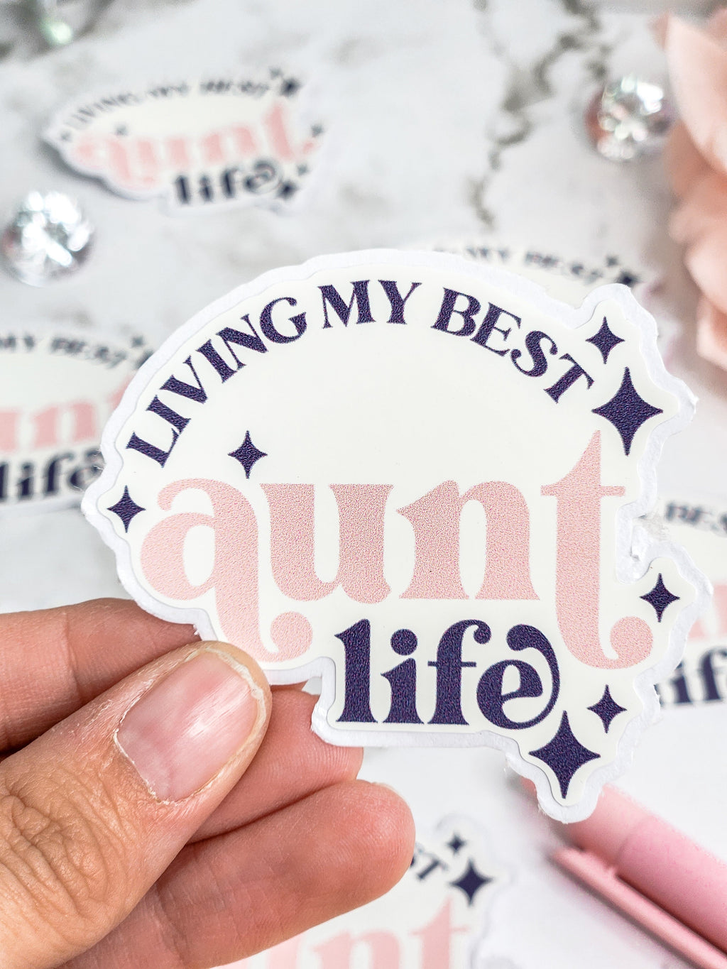 Living my best aunt life vinyl sticker- waterproof sticker