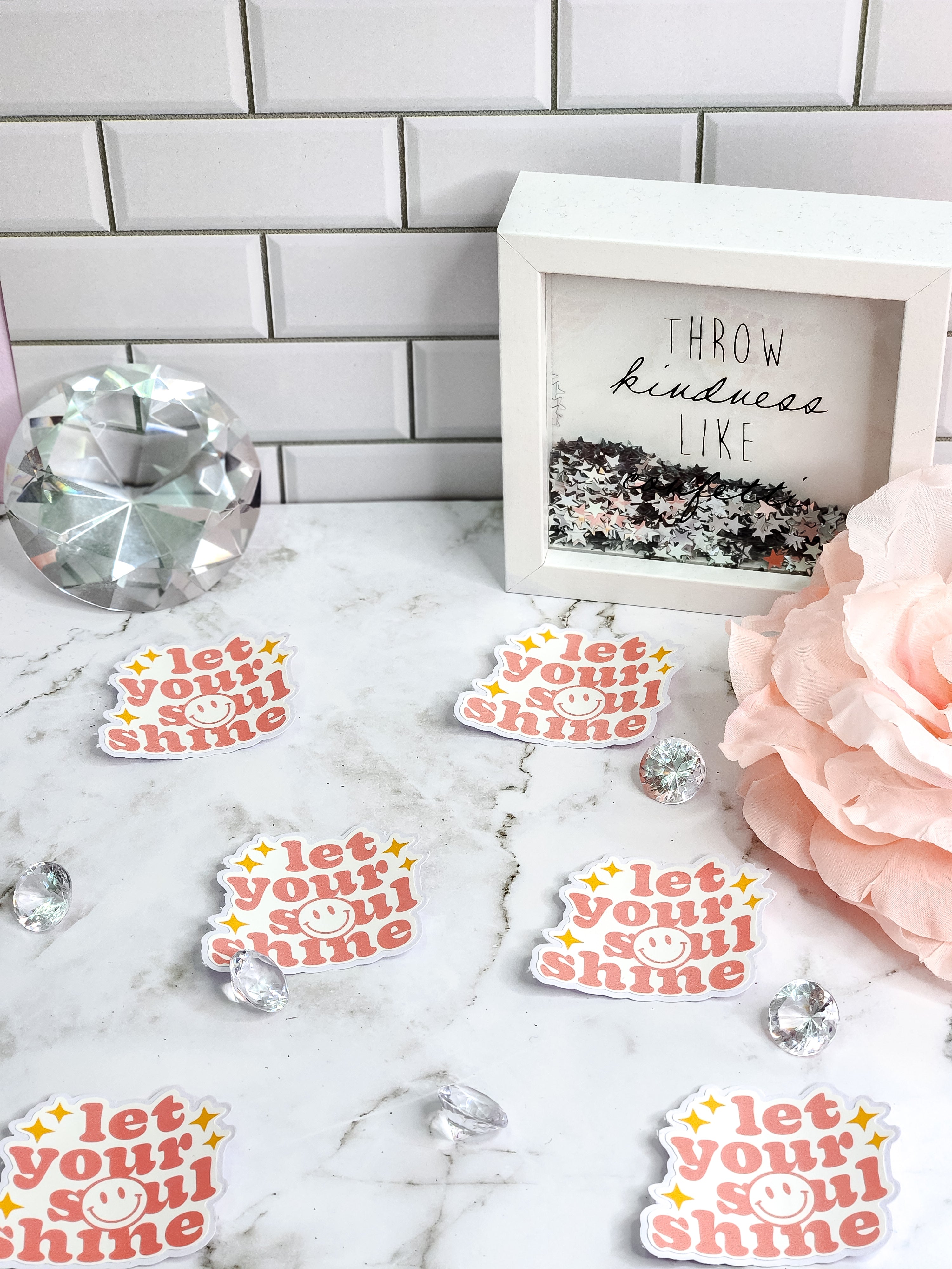 Let your soul shine sticker
