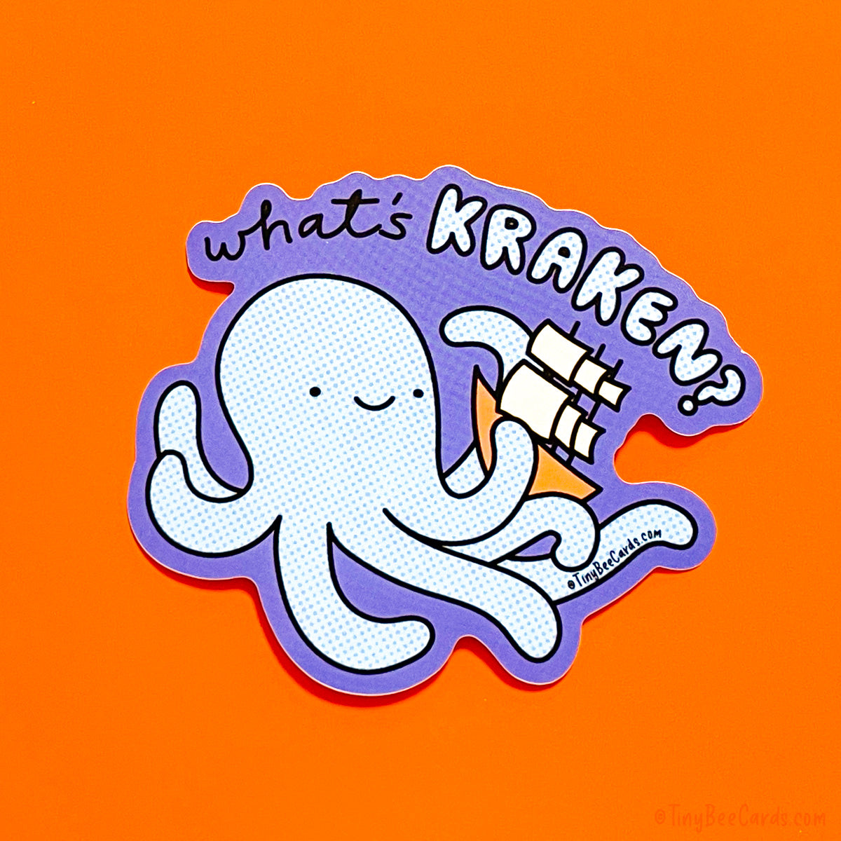 Kraken Vinyl Sticker "What's Kraken?"