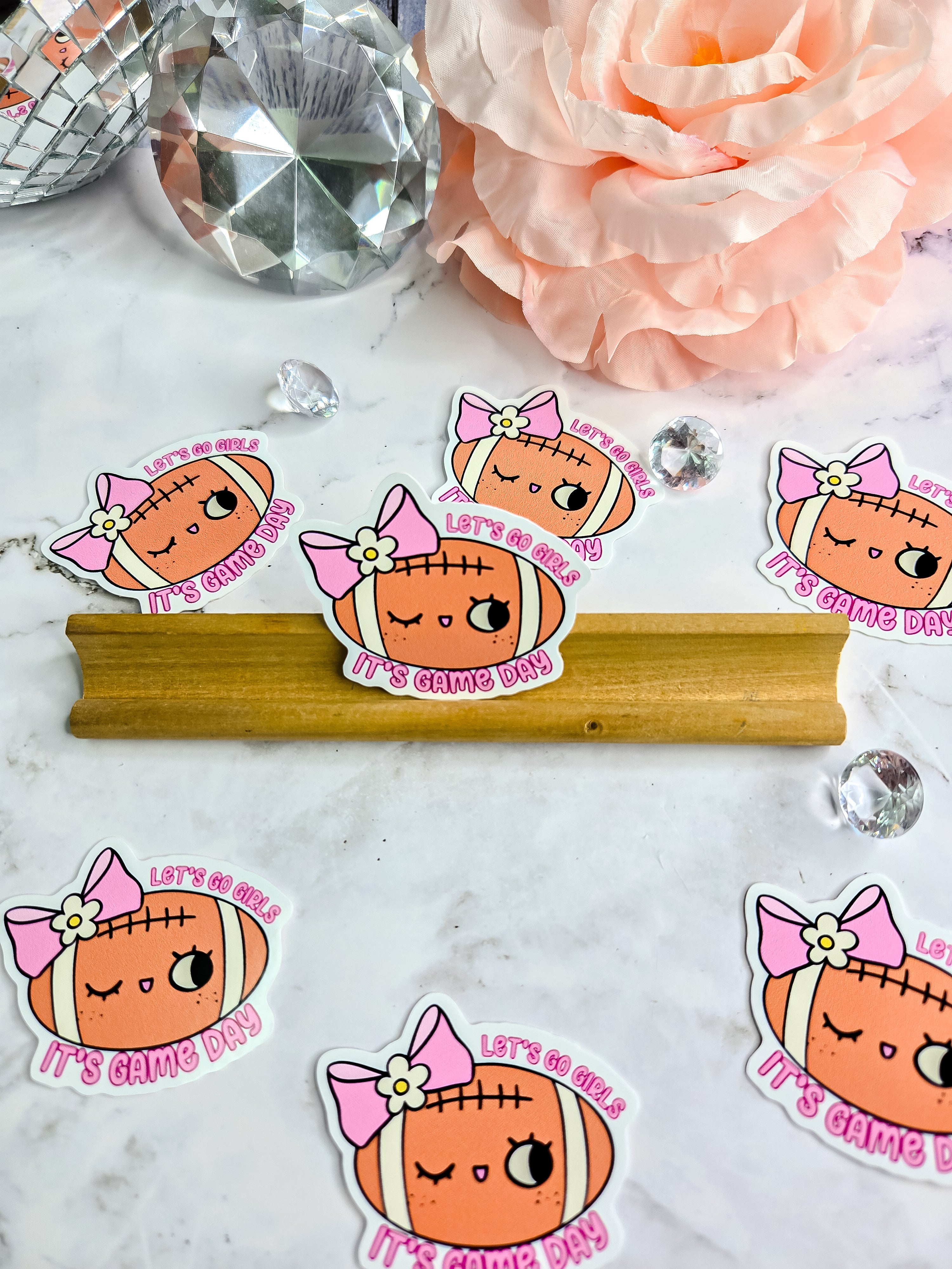 Let's Go girls it's game day sticker