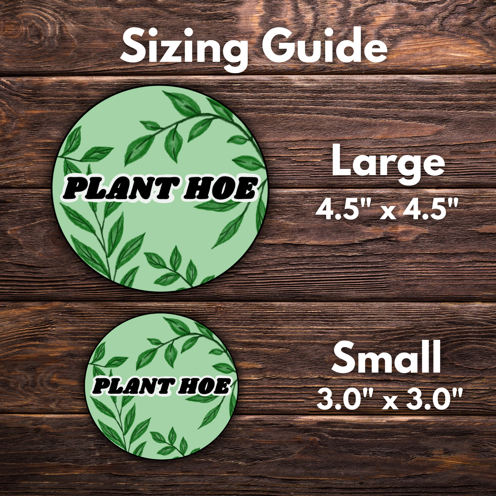 Plant Hoe Sticker | Hand-Drawn Stickers | Funny Plant Lover Sticker | Vinyl Sticker | Water-Resistant | Gardening Humor Sticker