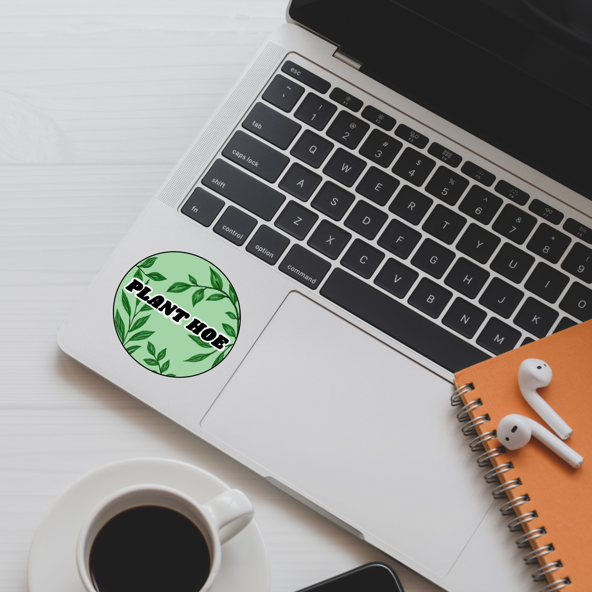 Plant Hoe Sticker | Hand-Drawn Stickers | Funny Plant Lover Sticker | Vinyl Sticker | Water-Resistant | Gardening Humor Sticker