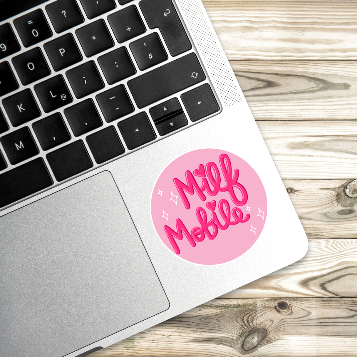 MILF Mobile Sticker | Barbie-Pink Vinyl Sticker | Feminist Humor Sticker | Funny Sticker | Sassy Aesthetic Decal