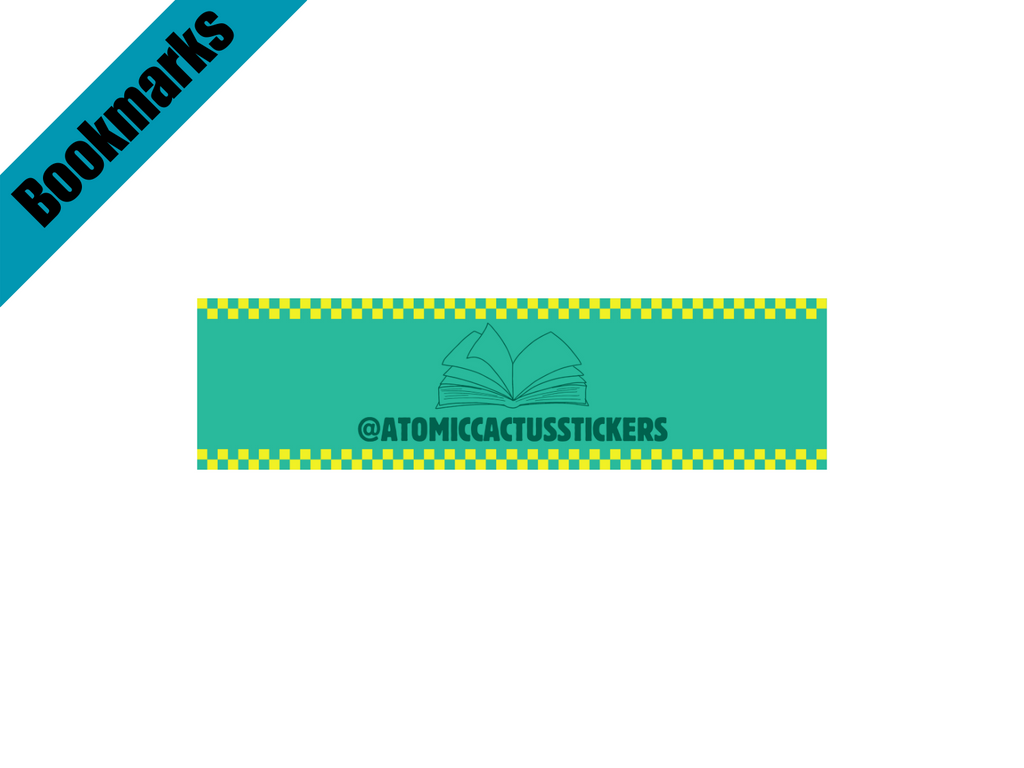 Quitter Strip Bookmark with Checkerboard Design | Funny Bookmark | Reader Gift | Books | Book Mark