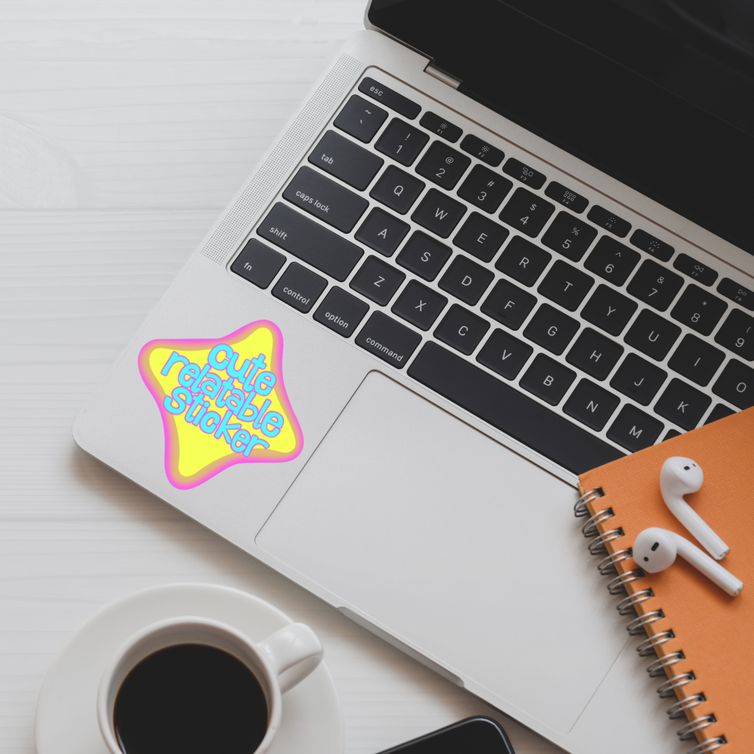 Cute Relatable Sticker | Meta Humor Sticker | Aesthetic Vinyl Decal | Funny Culture Sticker | Water-Resistant | Sticker Lover Gift