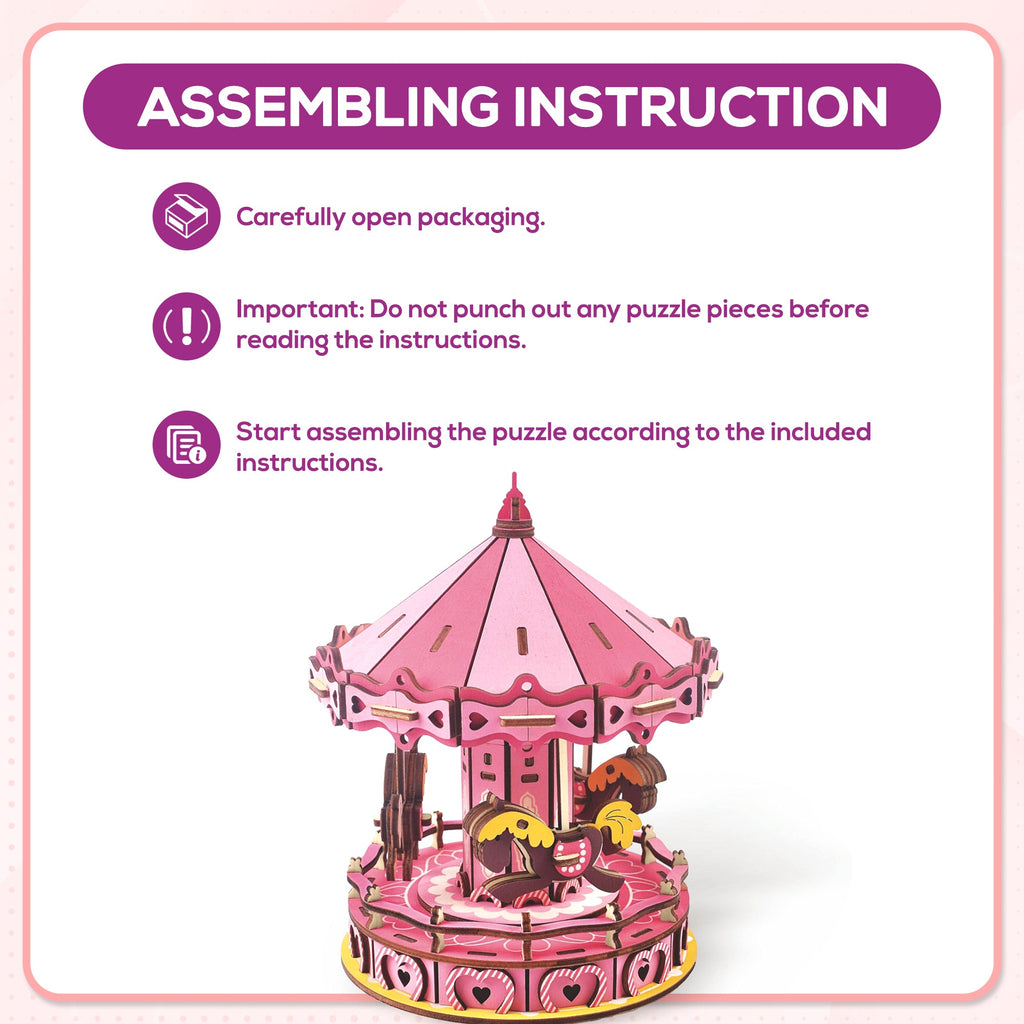 3d Carousel Puzzle