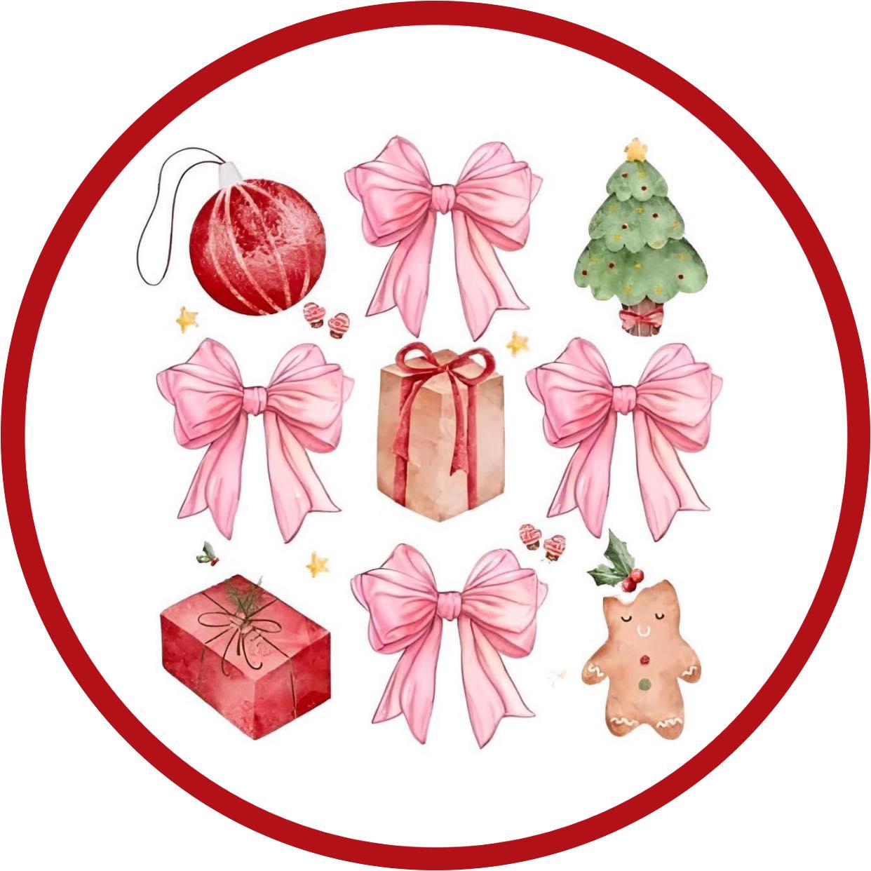 CHRISTMAS WINTER CAR FRESHIE CARD STOCK (CHOOSE IMAGE)