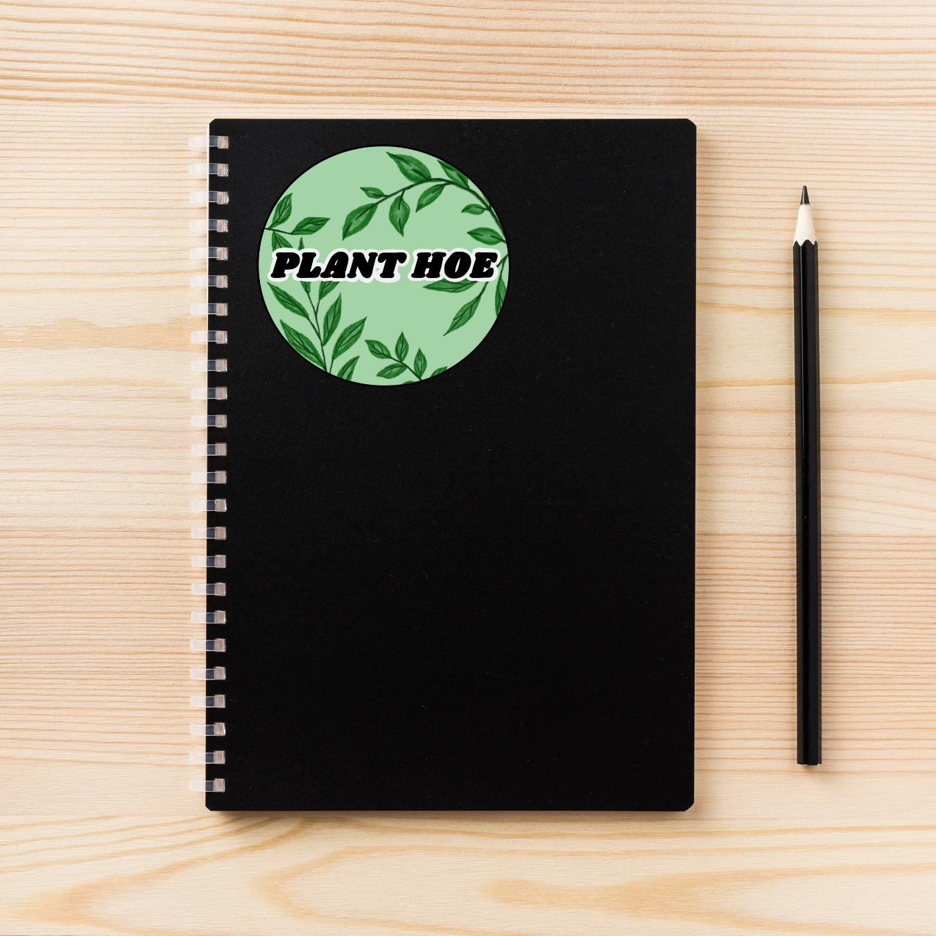 Plant Hoe Sticker | Hand-Drawn Stickers | Funny Plant Lover Sticker | Vinyl Sticker | Water-Resistant | Gardening Humor Sticker