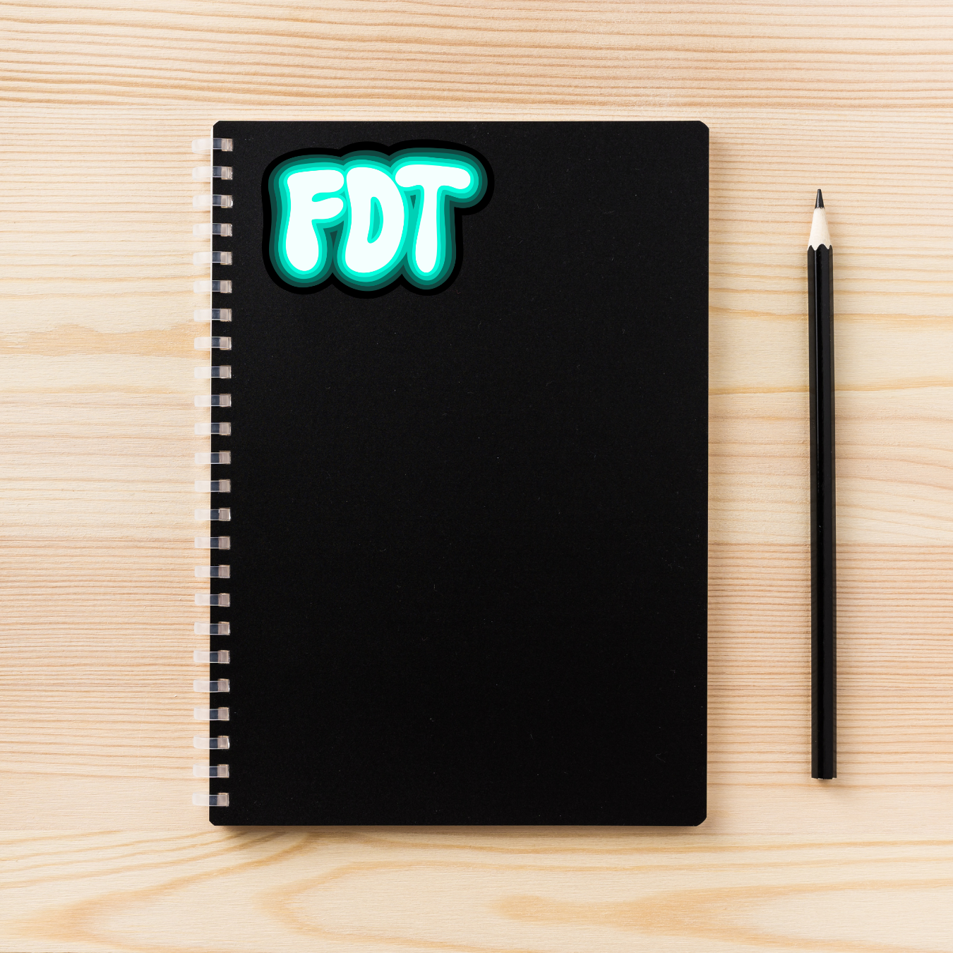 FDT Sticker Teal Version | 3" x 2" | Anti-Trump Sticker | Political Vinyl Decal | Water-Resistant | Activism Sticker