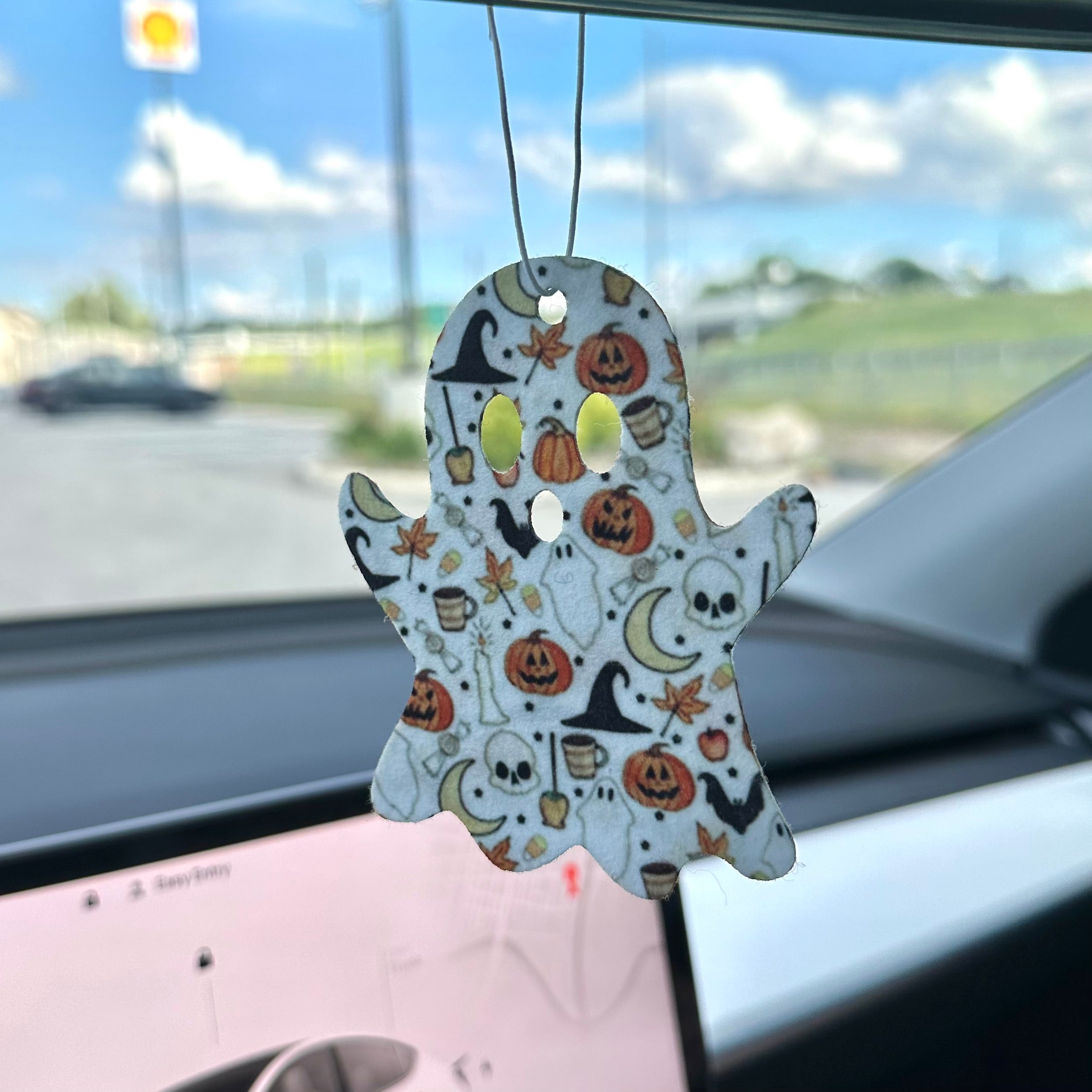Halloween Ghost Car Air Freshener
