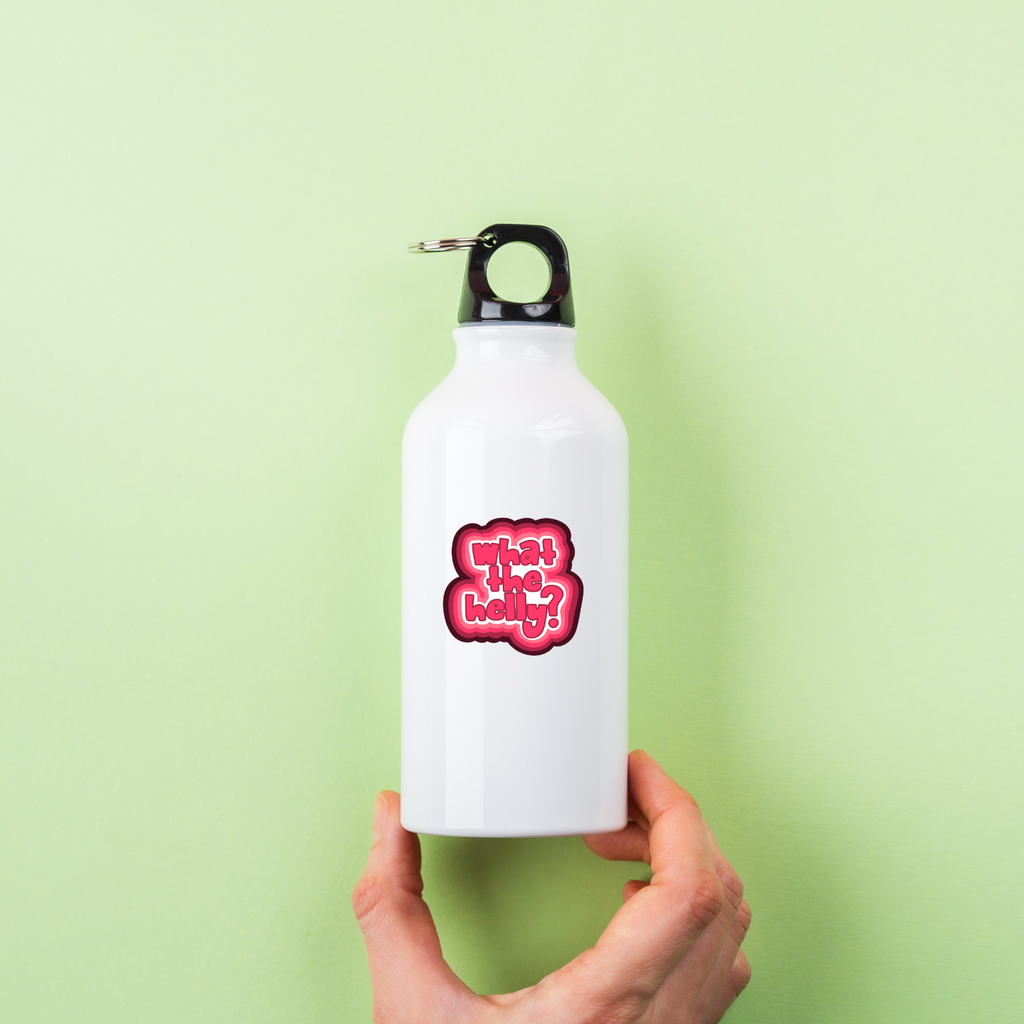 What The Helly Sticker – Retro Pink Version | Vinyl Sticker | Funny Bubble Font Sticker | 2 Sizes Available