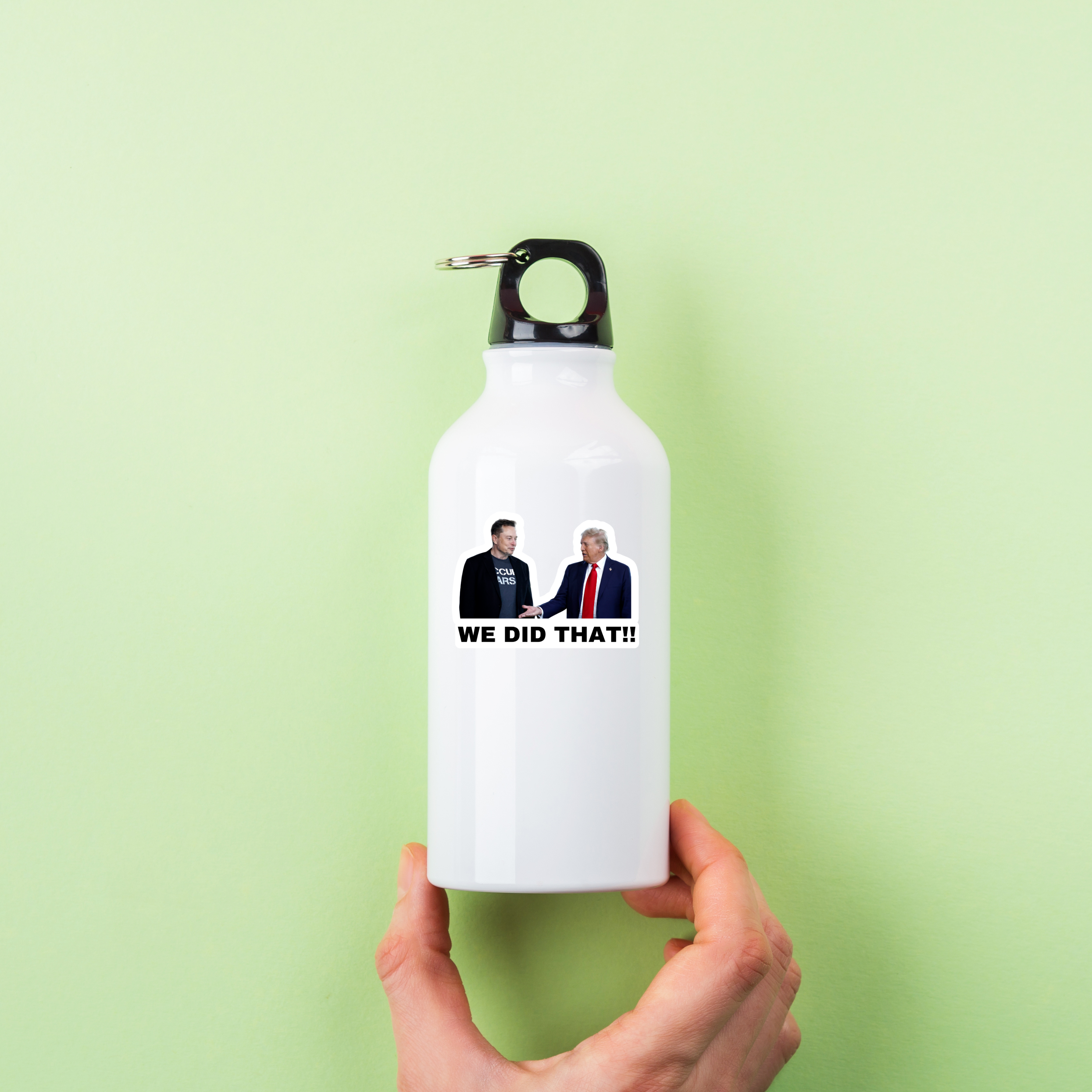 We Did That Trump and Elon Sticker | Political Sticker | Vinyl Sticker | Water Resistant | Anti Trump | Meme Sticker