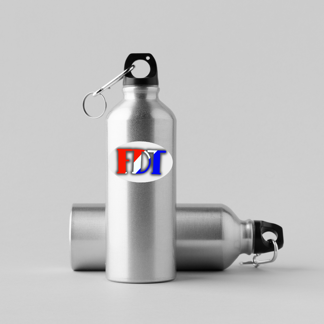 FDT Sticker American Flag Version | 3" x 2" | Anti-Trump Sticker | American Flag Theme | Political Vinyl Decal | Water-Resistant | Activism Sticker