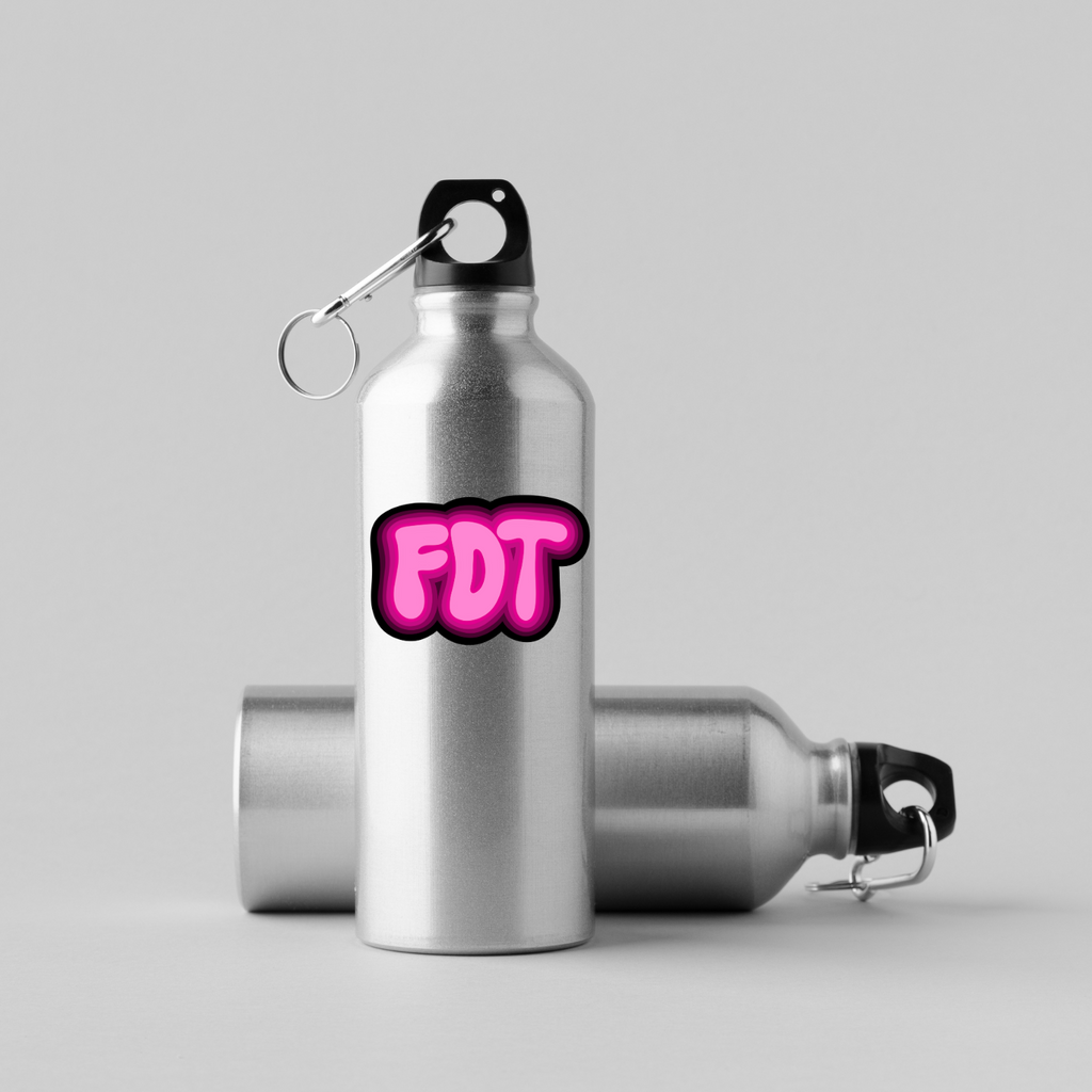 FDT Sticker Pink Version | 3" x 2" | Anti-Trump Sticker | Political Vinyl Decal | Water-Resistant | Activism Sticker