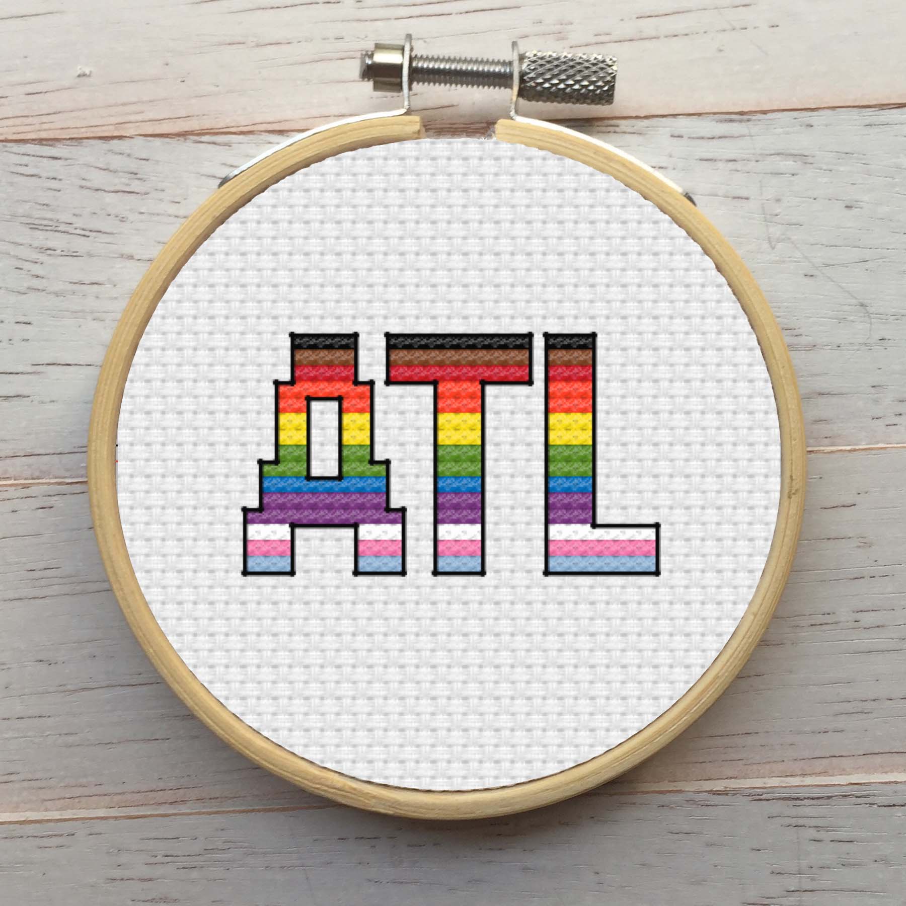 ATL Pride Counted Cross Stitch DIY KIT