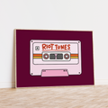 Riot Tunes Unframed Art Print