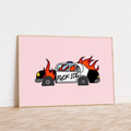 Fuck Ice Unframed Art Print