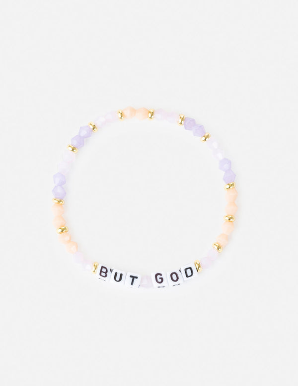 But God Letter Bracelet