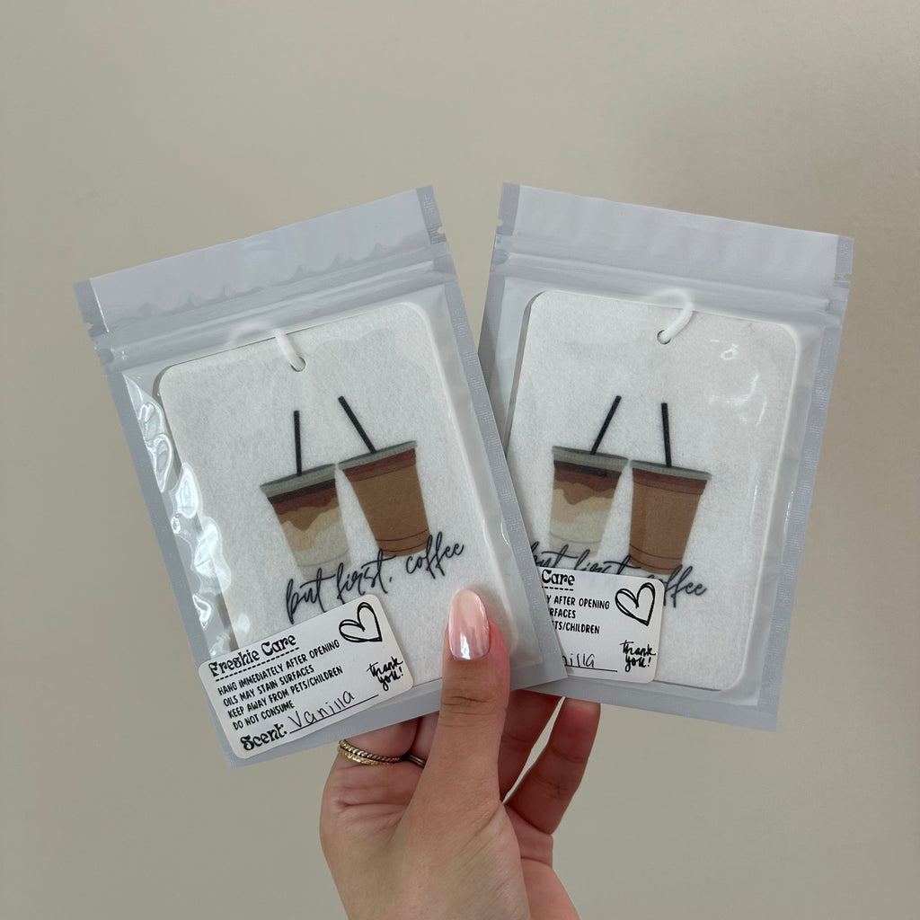 But First, Coffee Car Air Freshener