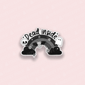 Dead Inside Rainbow Vinyl Sticker