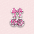 Disco Cherry Vinyl Sticker