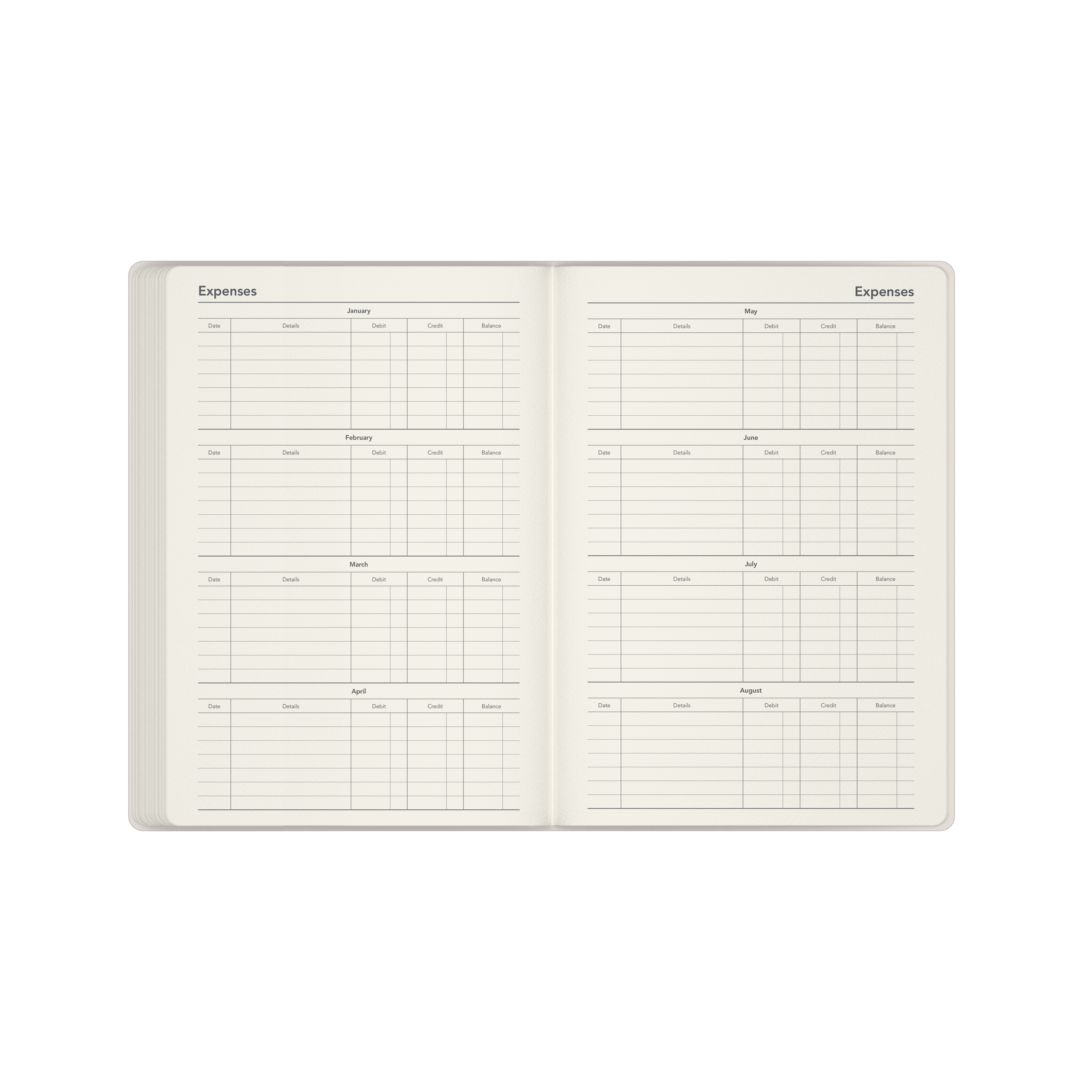 Submerge - A5  Week-To-View - Diary - 2026 Calendar Year Planner