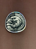 Texture Built American Eagle UV Printed Patches
