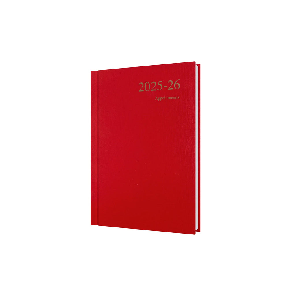 Essentials - A5 Day-to-Page with Appointments Mid/Academic Year Diary Planner, July 2025 - July 2026