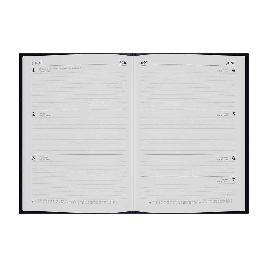 Essential - A5 Week-to-View Diary - 2026 Calendar Year Planner