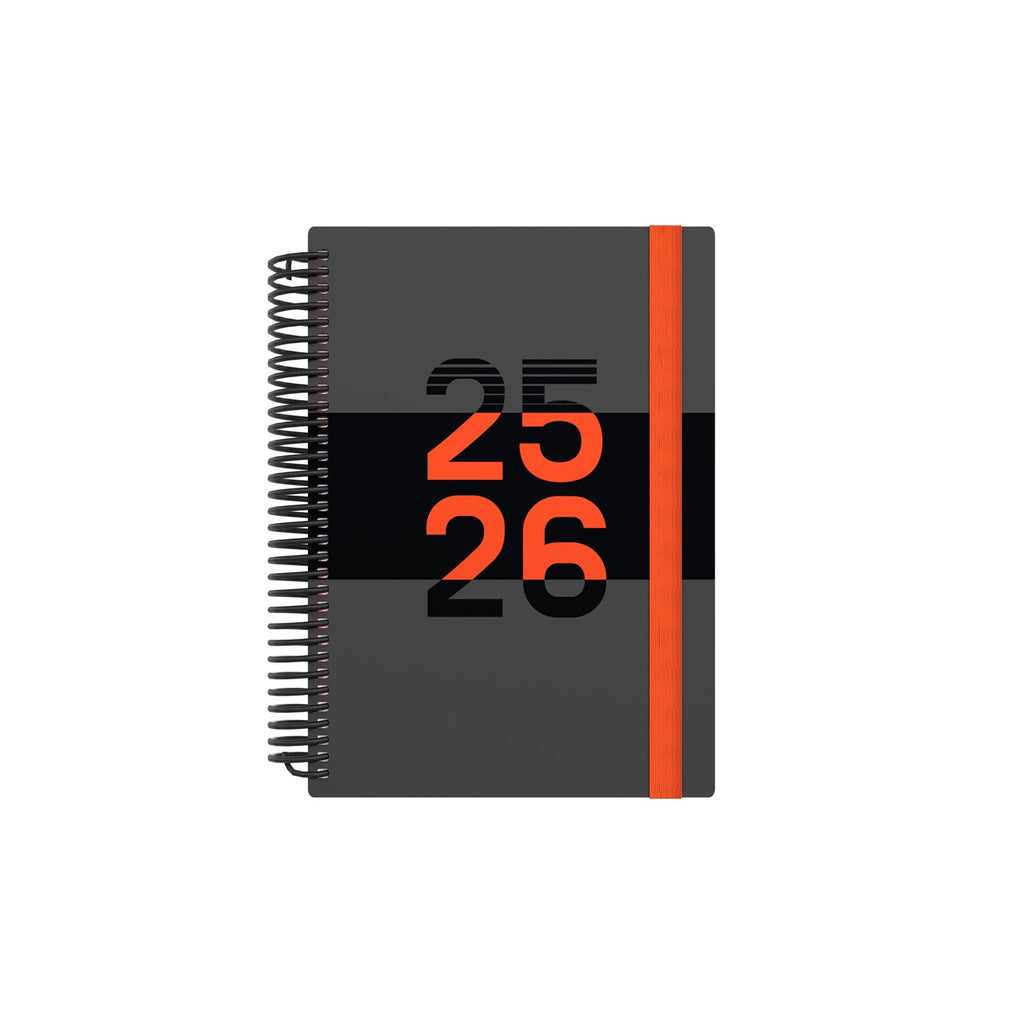 Delta - A5 Day-To-Page with Appointments Mid/Academic Year Planner 2025-2026