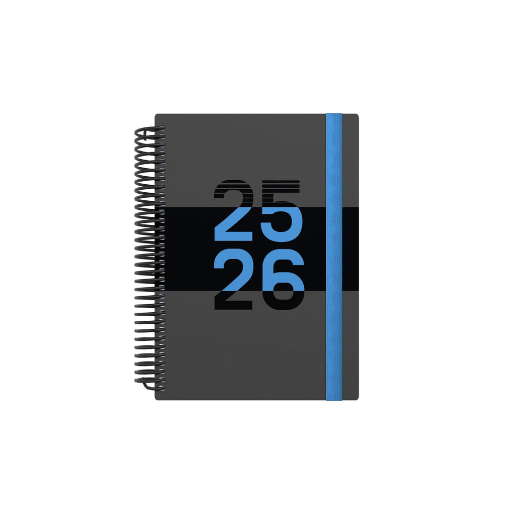 Delta - A5 Day-To-Page with Appointments Mid/Academic Year Planner 2025-2026