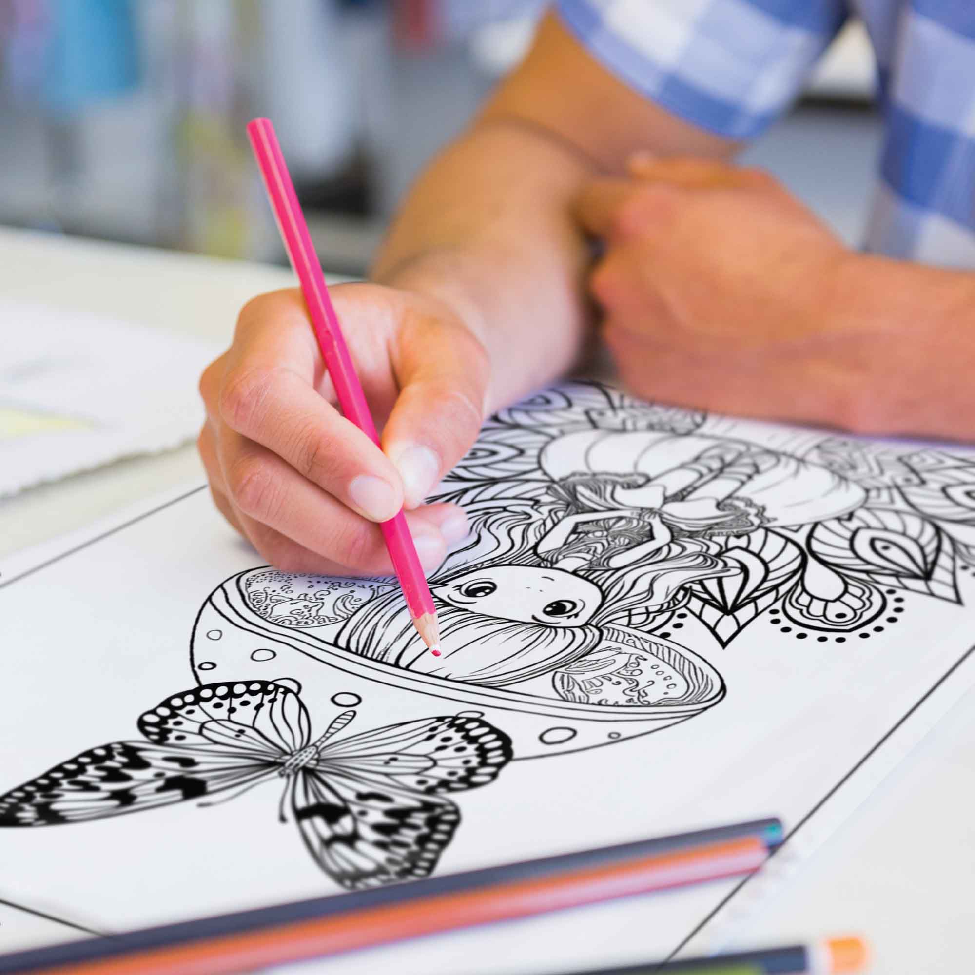 Fairy Tale Colors Coloring Pages (10 Pack)