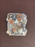 Football Mama UV Printed Hat Patch