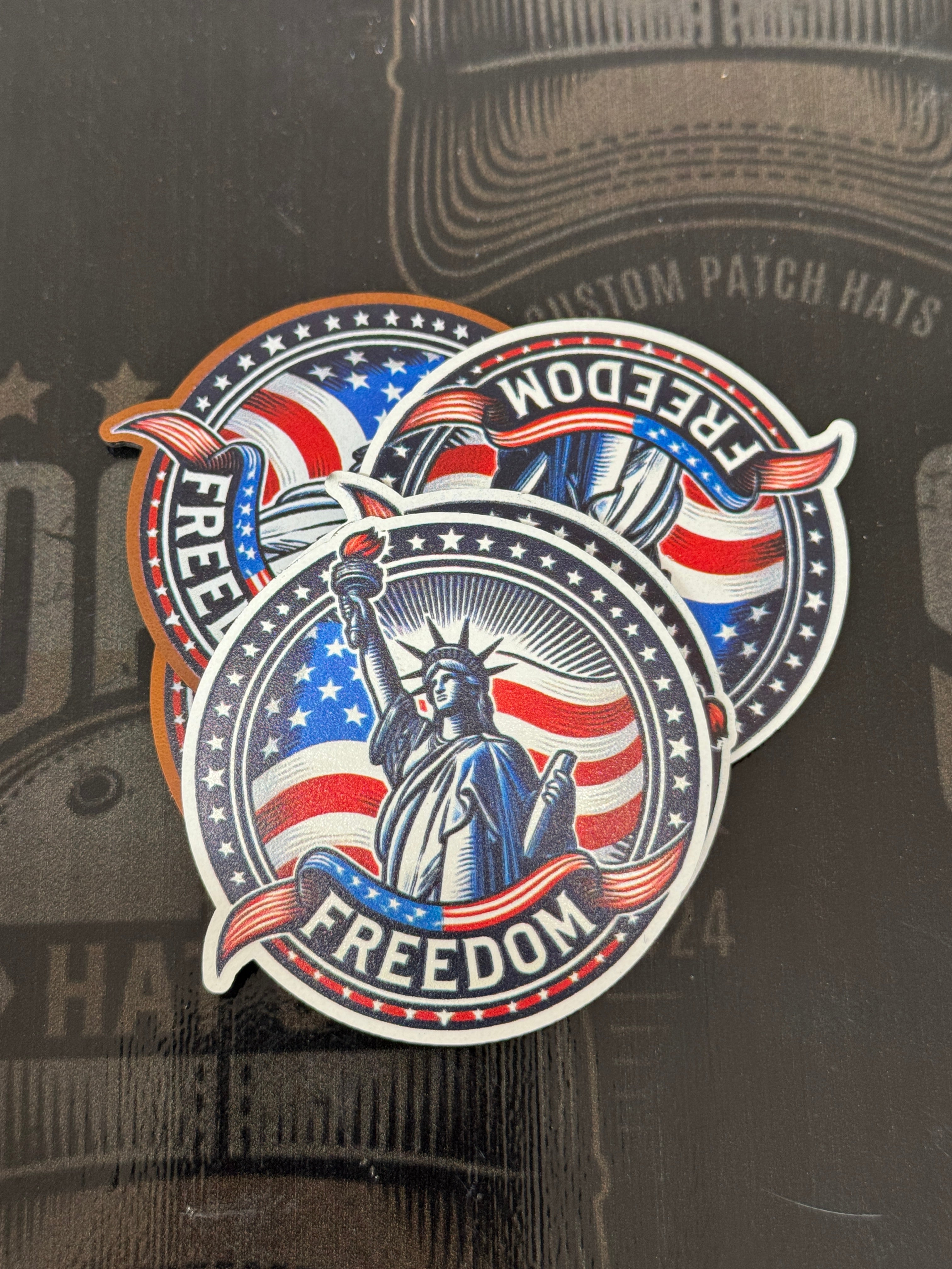 Statue of Liberty Freedom UV Printed Patch