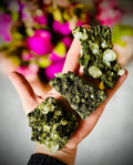 Large Forest Epidote Specimens from Turkey, Epidote and Quartz, Epidote Clusters
