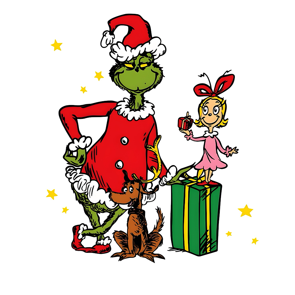 CHRISTMAS GRINCH/WHOVILLE CAR FRESHIE CARD STOCK (CHOOSE IMAGE)