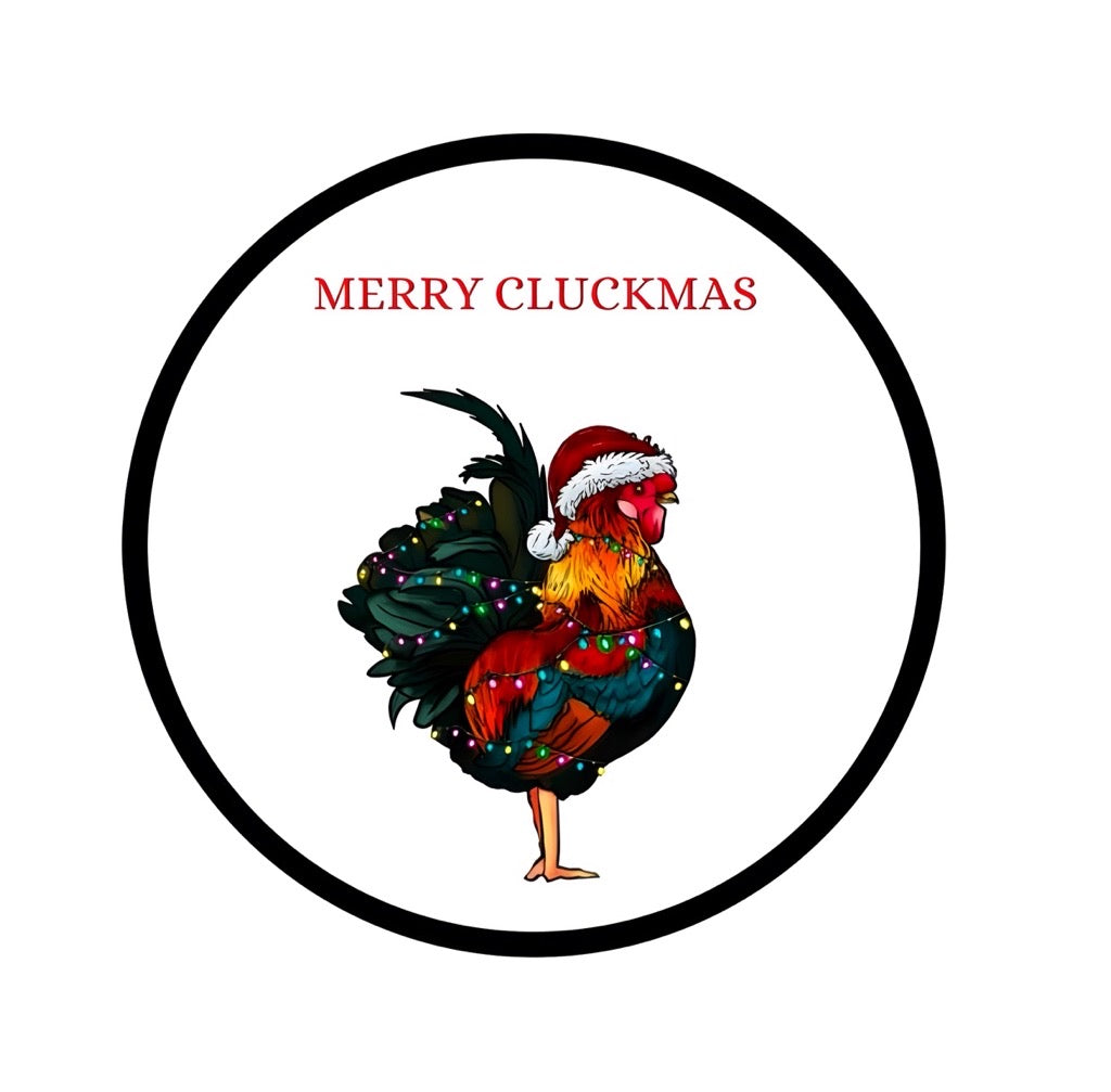 CHRISTMAS FARM CAR FRESHIE CARD STOCK (CHOOSE IMAGE)