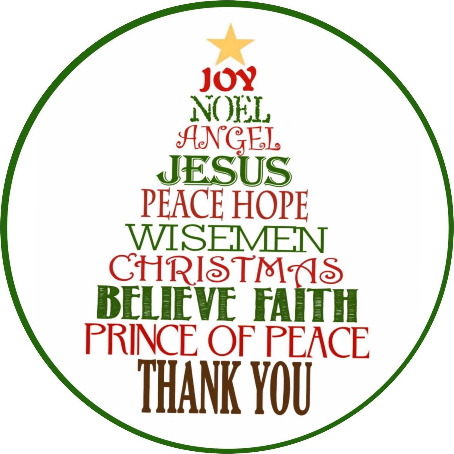 CHRISTMAS CHRISTIAN JESUS CAR FRESHIE CARD STOCK (CHOOSE IMAGE)