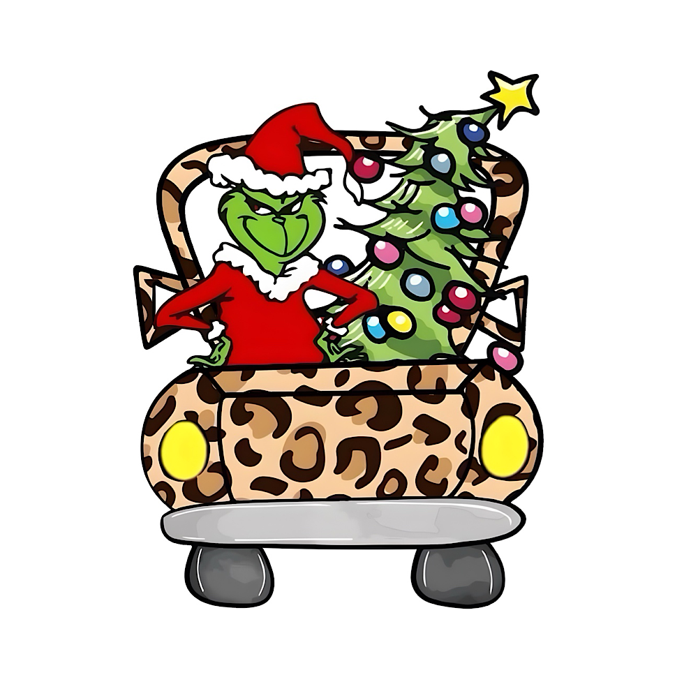 CHRISTMAS GRINCH/WHOVILLE CAR FRESHIE CARD STOCK (CHOOSE IMAGE)