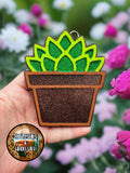 PLANTS FLOWERS TREES PAINTED CAR FRESHIE (YOU CHOOSE DESIGN)