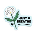 Just Breathe Vinyl Sticker