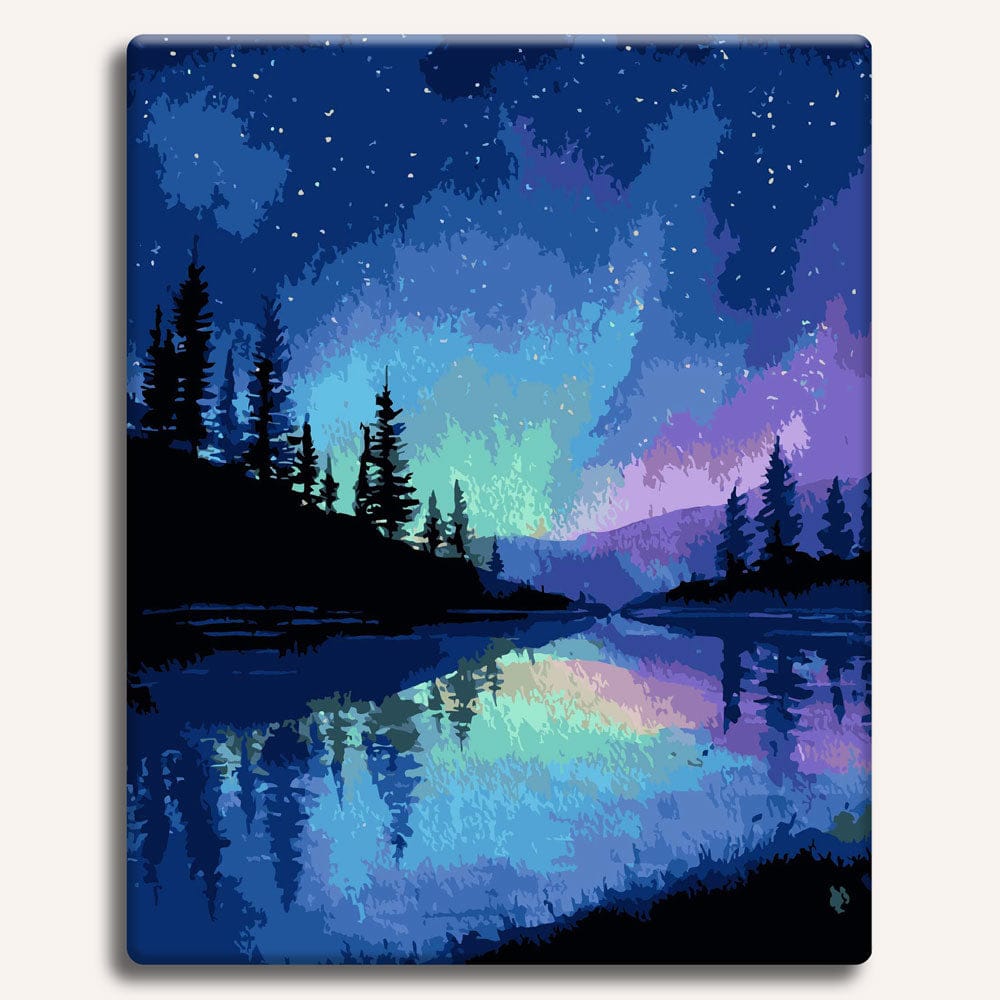 Alaskan Night Sky - Paint By Numbers Kit
