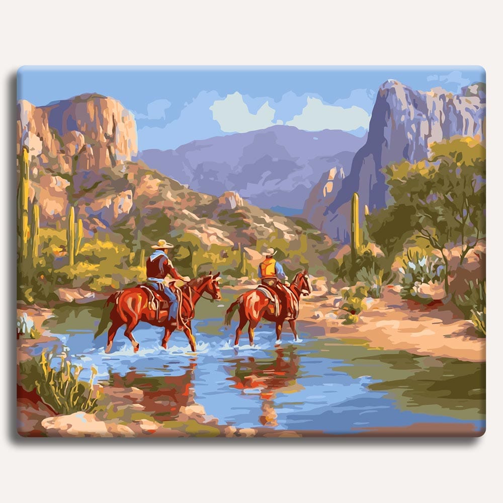 Canyon Riders - Paint By Numbers Kit